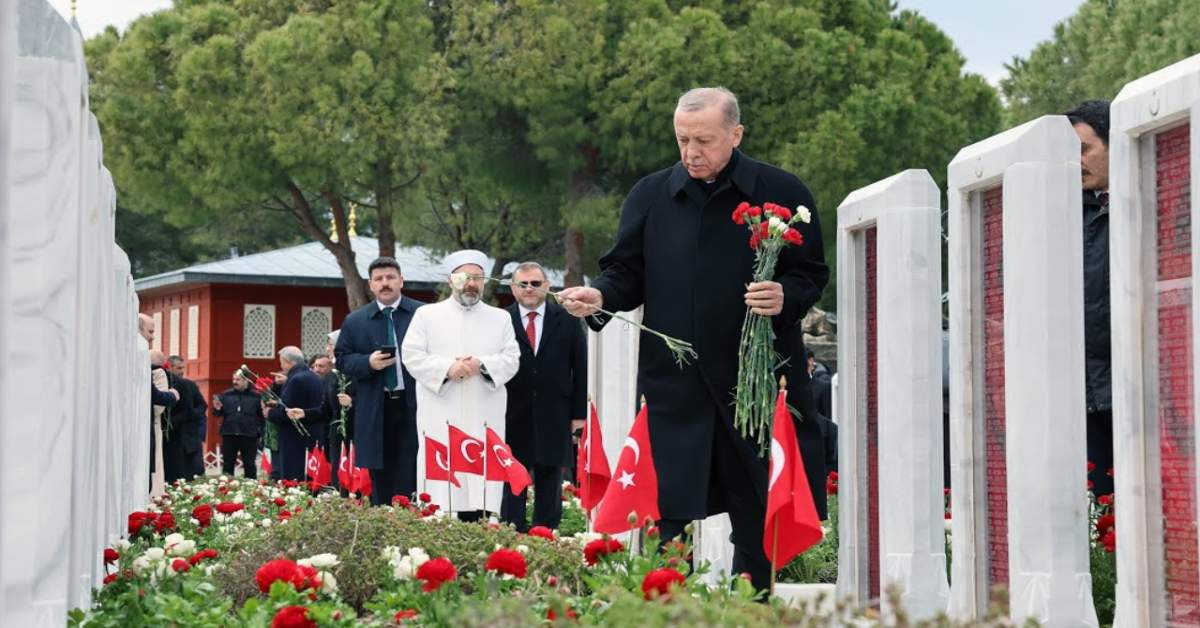 Cumhurbaşkanı Erdoğan Menderes Anıt Mezar