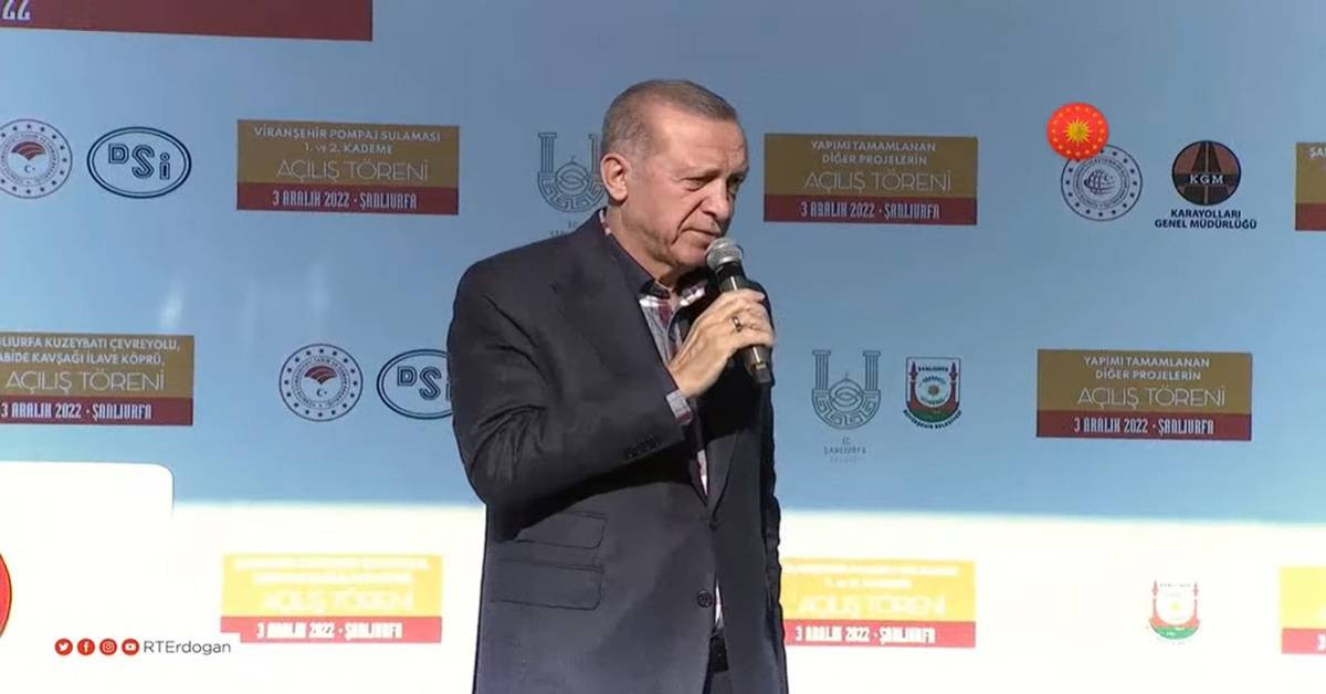 Cumhurbaşkanı Erdoğan Şanlıurfa