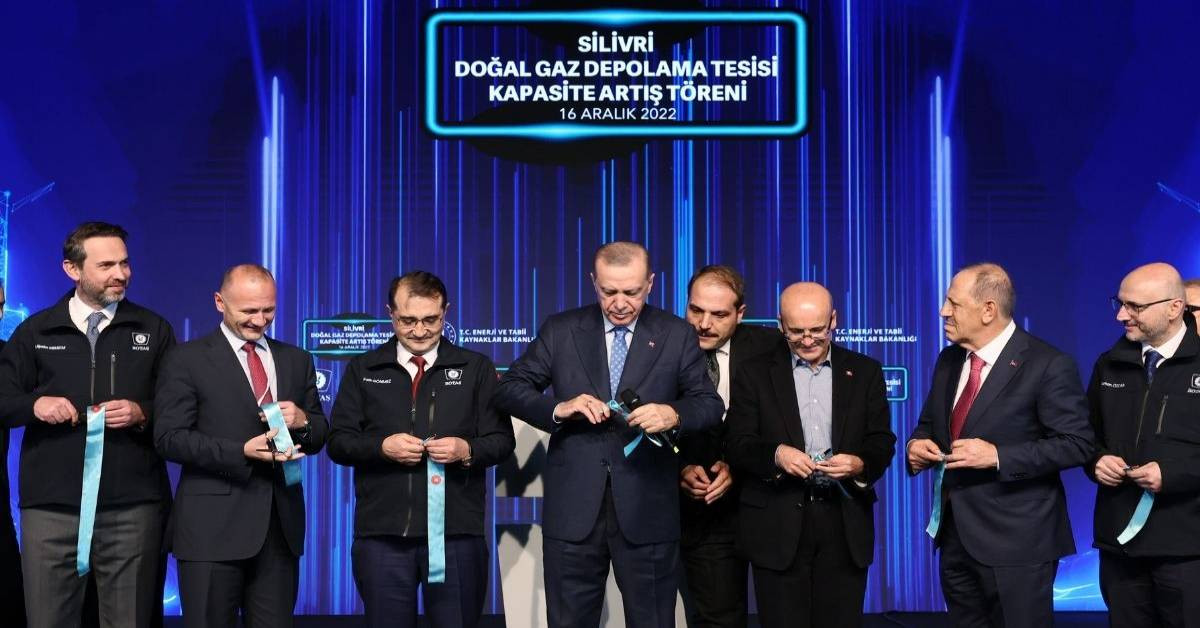 Cumhurbaşkanı Erdoğan Silivri Doğal Gaz