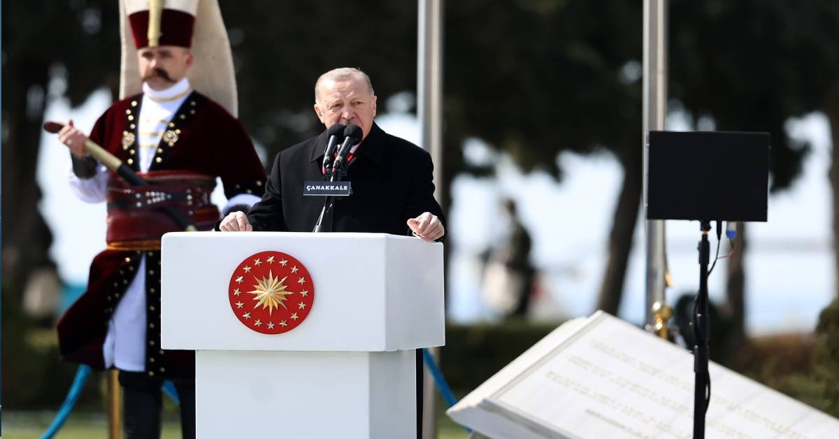 Cumhurbaşkanı Erdoğan’dan Çanakkale Zaferi sözleri: ‘Dünyanın en güçlü ordularını dize getiren şanlı bir destan’