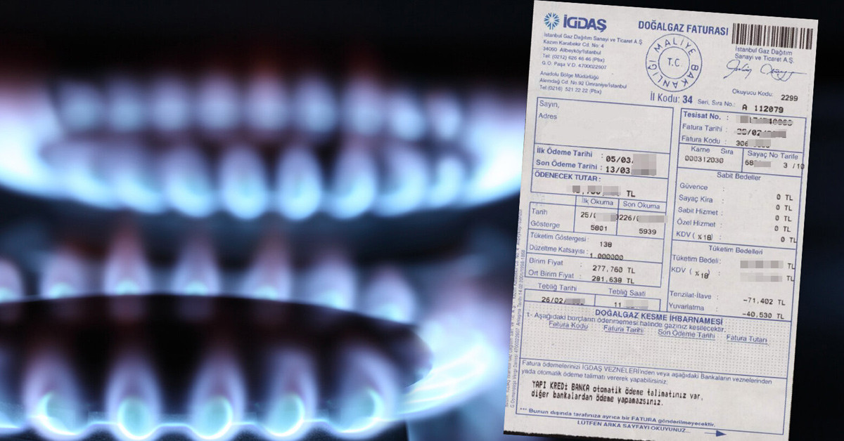 Doğal gaz faturalarında indirim