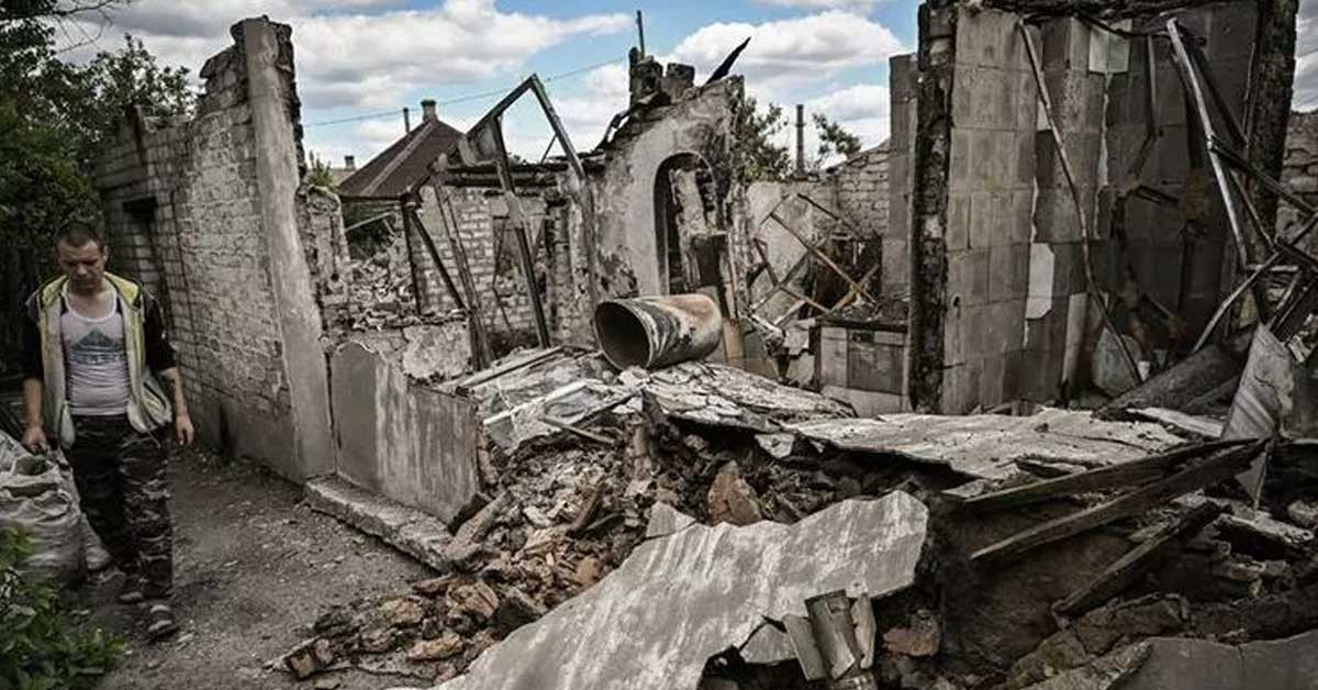 Capacidad de la presa destruida en ucrania