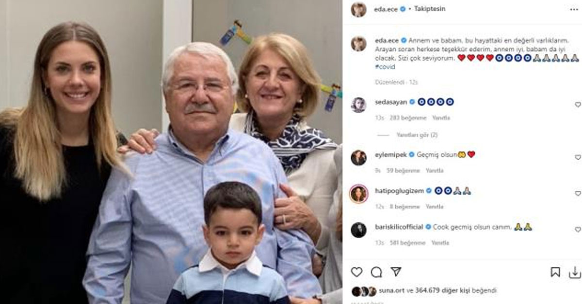 Eda Ece'nin anne ve babası hastalandı