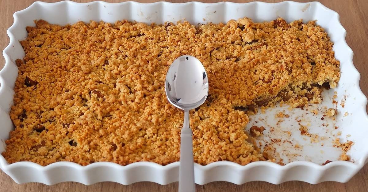 Elmalı Crumble Nasıl Yapılır