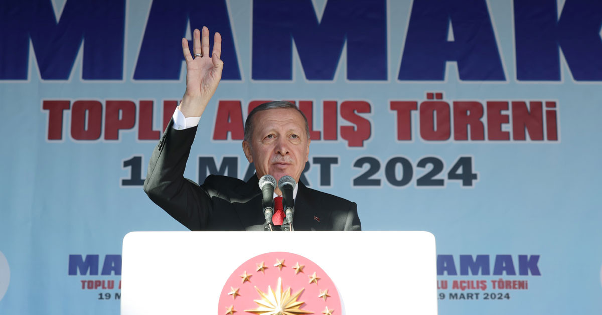 Erdoğan Ankara Mamak'ta