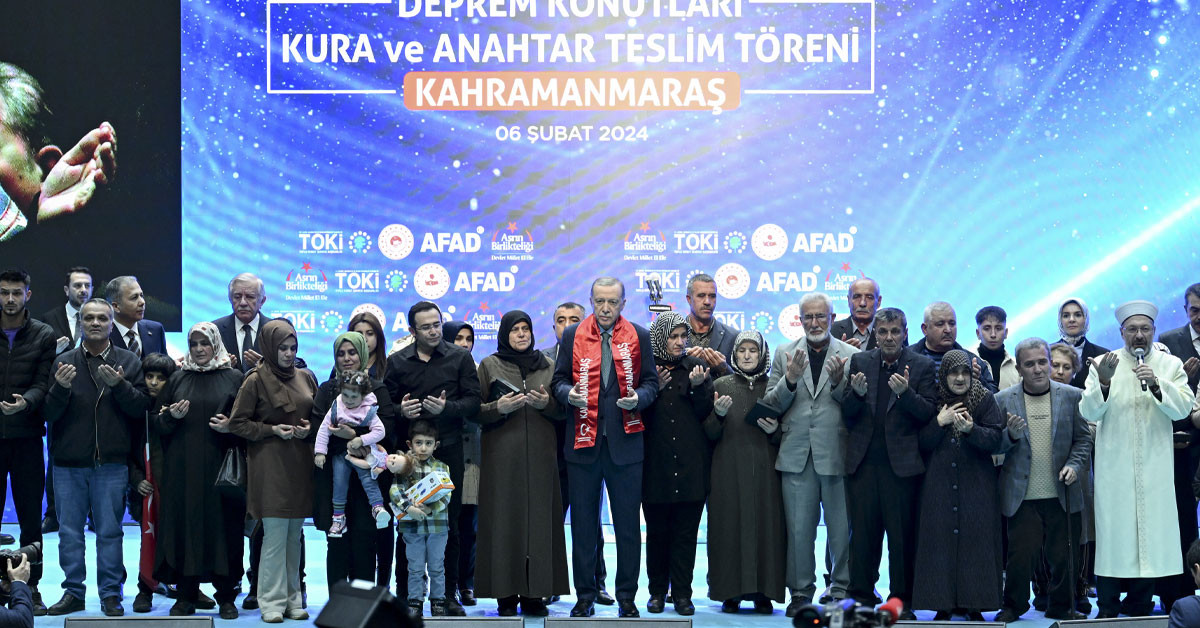 Erdoğan Kahramanmaraş'ta