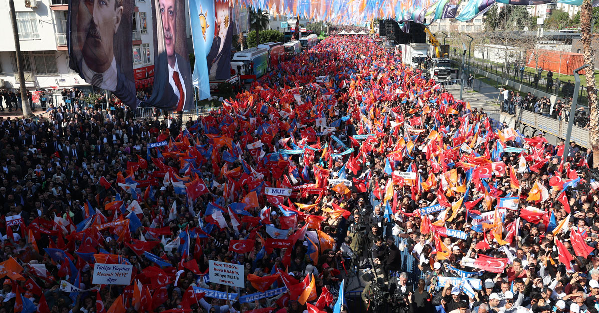 Erdoğan Mersin'de