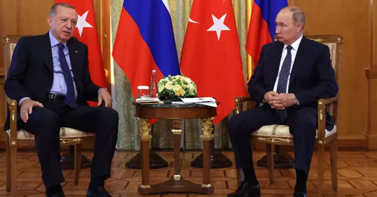 Erdoğan ve Putin görüşme