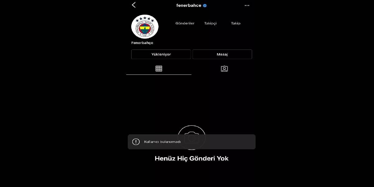 Fenerbahçe Instagram Hesabı Neden Açılmıyor