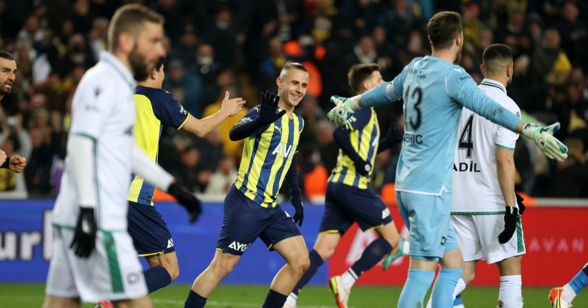 Fenerbahçe - Konyaspor maçı