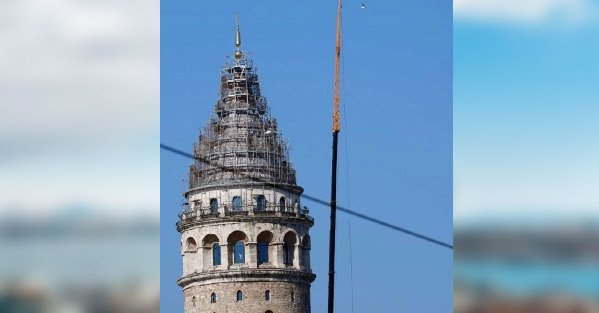 Galata kulesi ziyarete kapatıldı