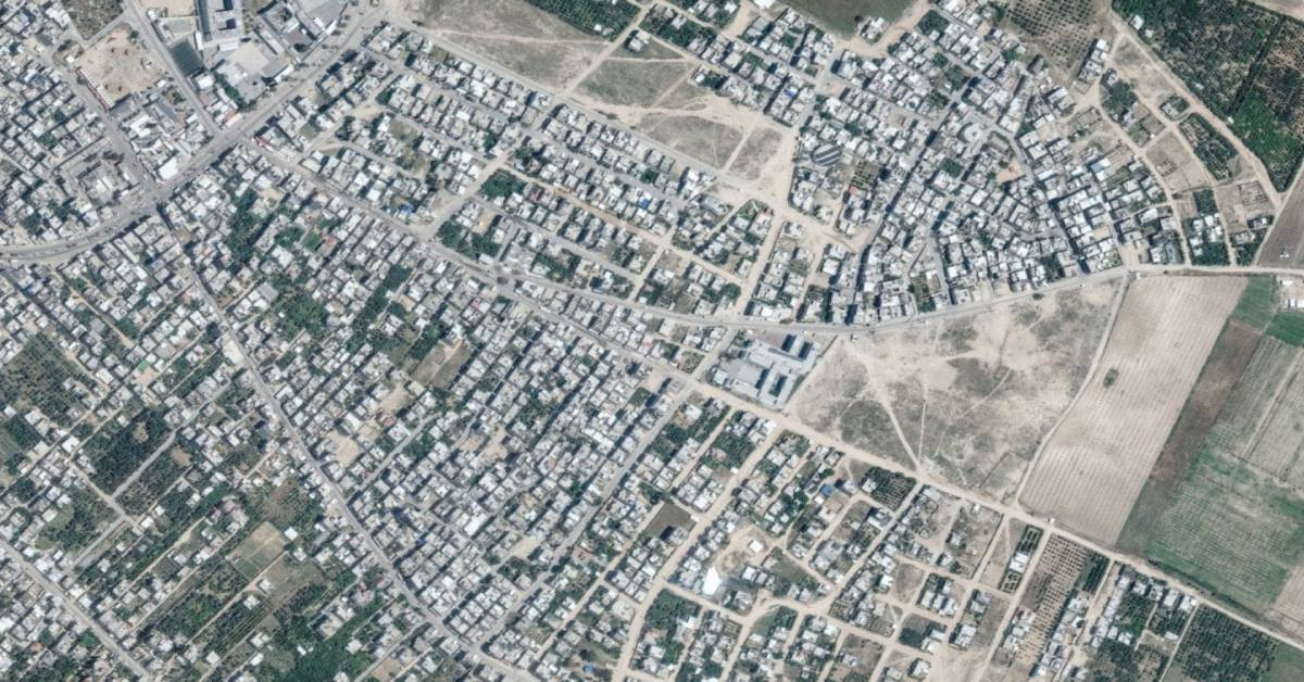 Gazze Şeridi Uydu Görüntüleri
