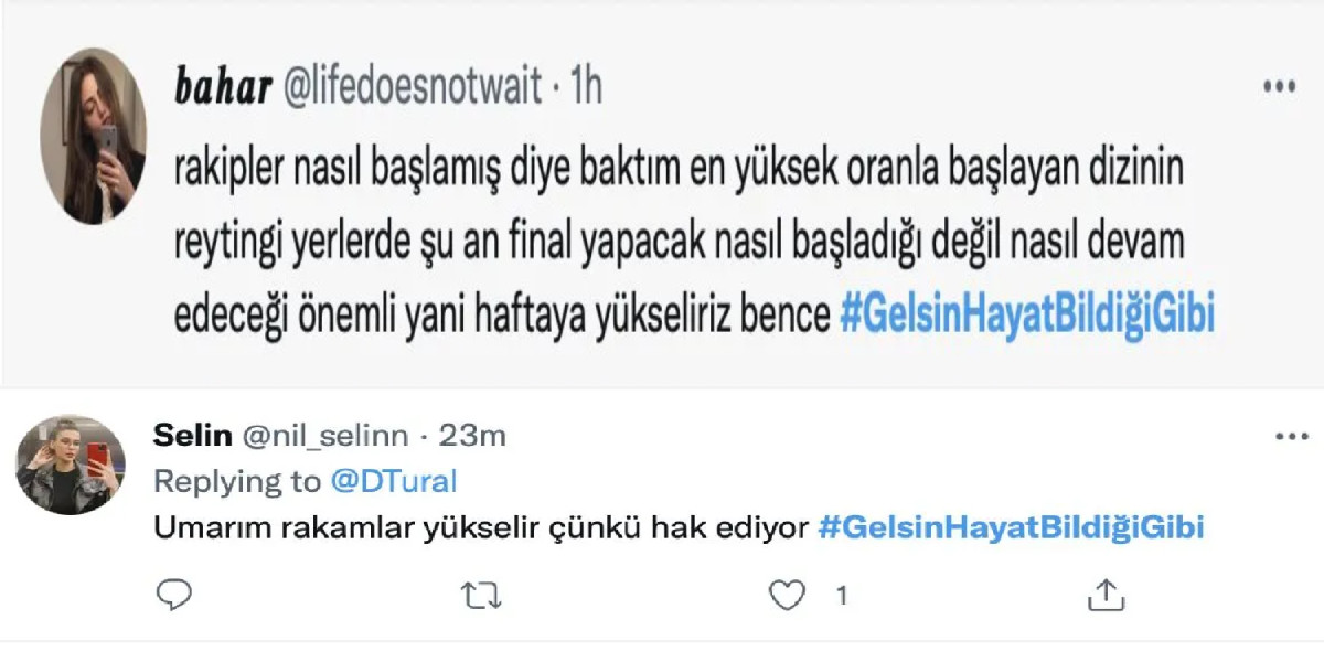 Gelsin Hayat Bildiğin Gibi reyting