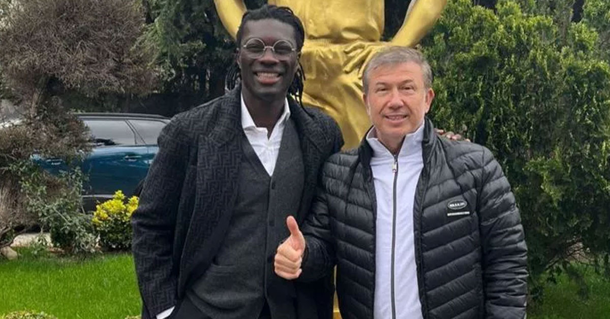 Gomis ve Tanju Çolak görüştü.