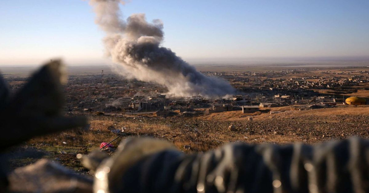 Irak karargahına hava saldırısı düzenlendi: Bölgede büyük çapta yangın çıktı