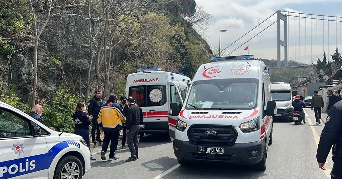 İstanbul Beykoz'da direksiyon hakimiyetini kaybeden sürücü kayalıklara girerek durabildi!