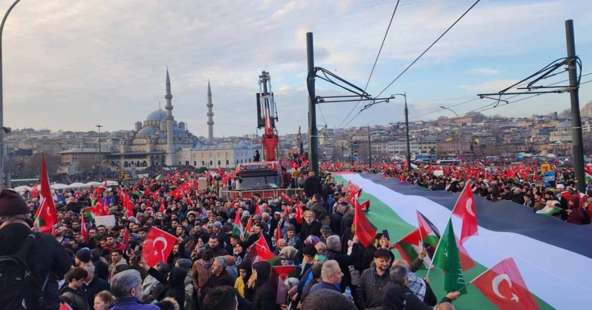 İstanbul Filistin yürüyüş