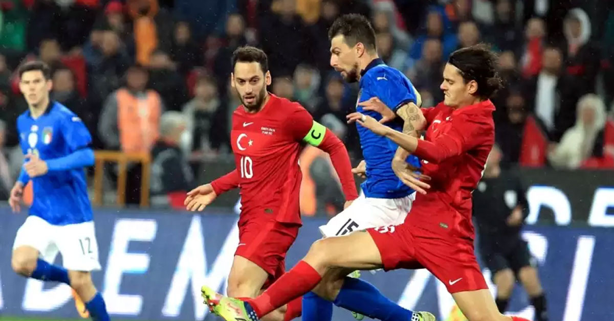 İtalya'da Türkiye ile oynanan maç geniş yankı uyandırdı.