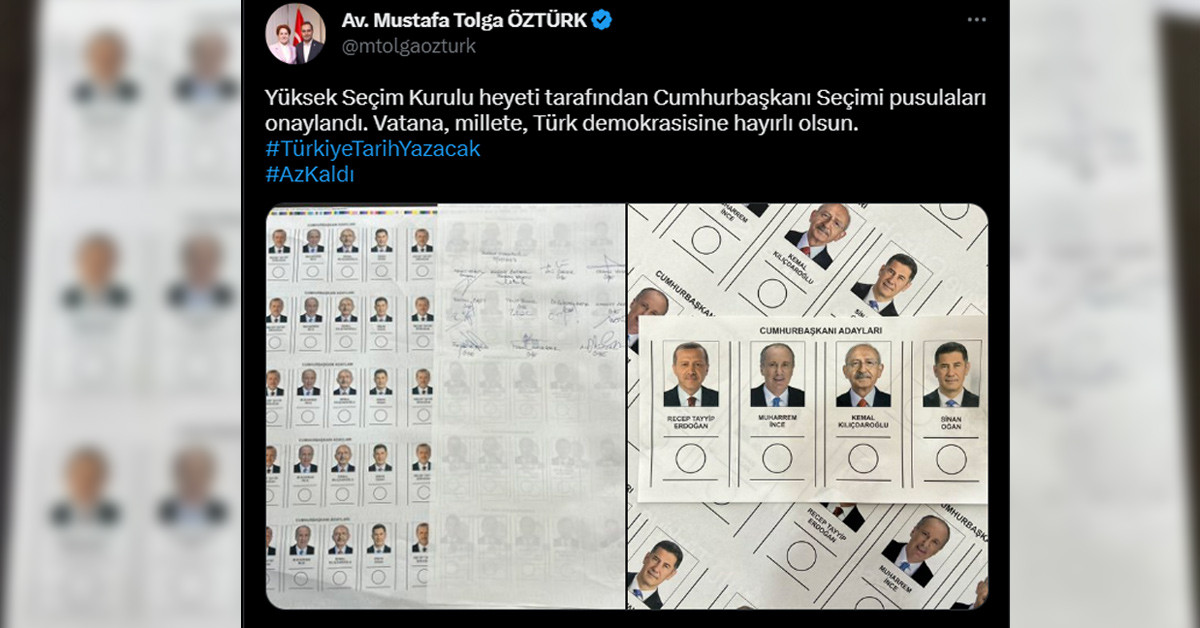 İYİ Partili Mustafa Tolga Öztürk ilk görselleri paylaştı