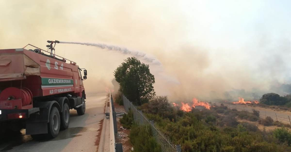 İzmir Hatay Yangın