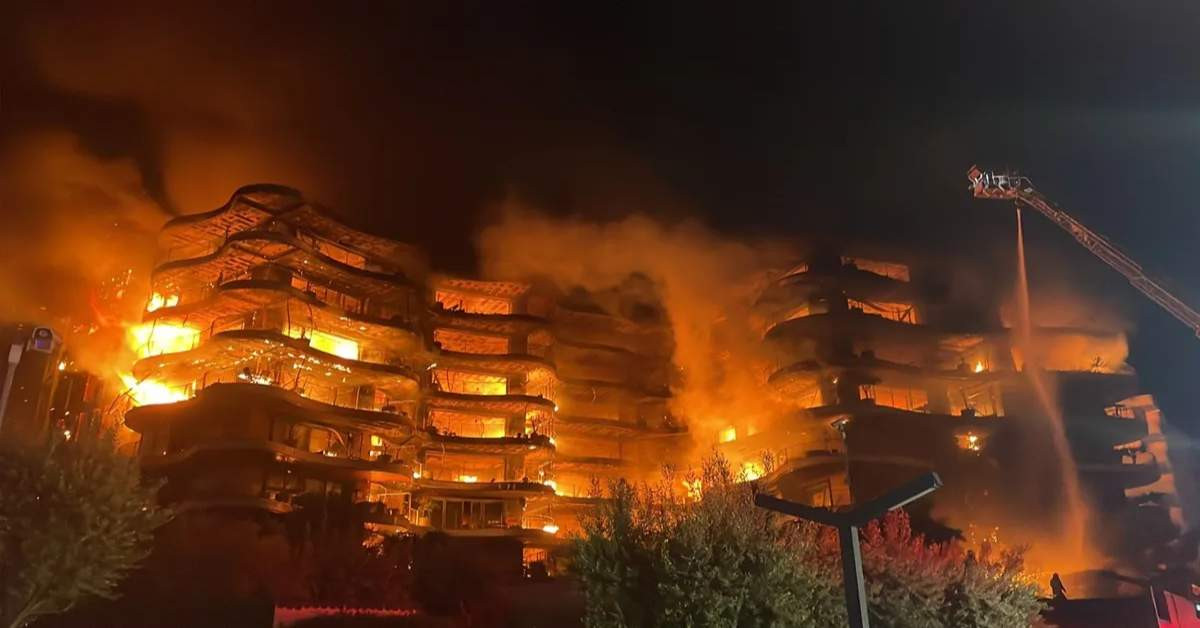 İzmir Narlıdere Yangın