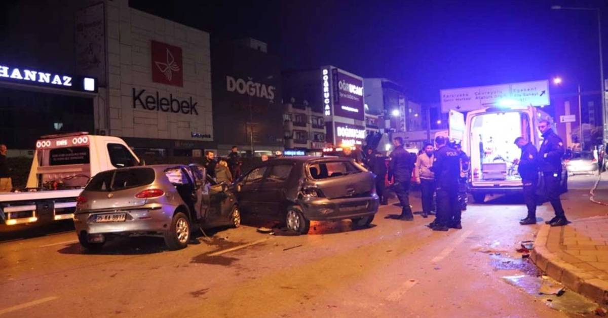 İzmir’de zincirleme kaza: 2 ölü, 7 yaralı var