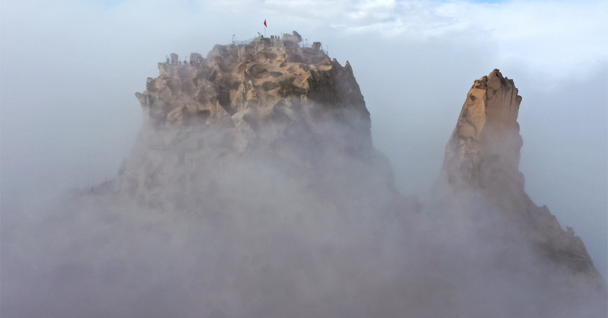 Kapadokya sis görüntüsü