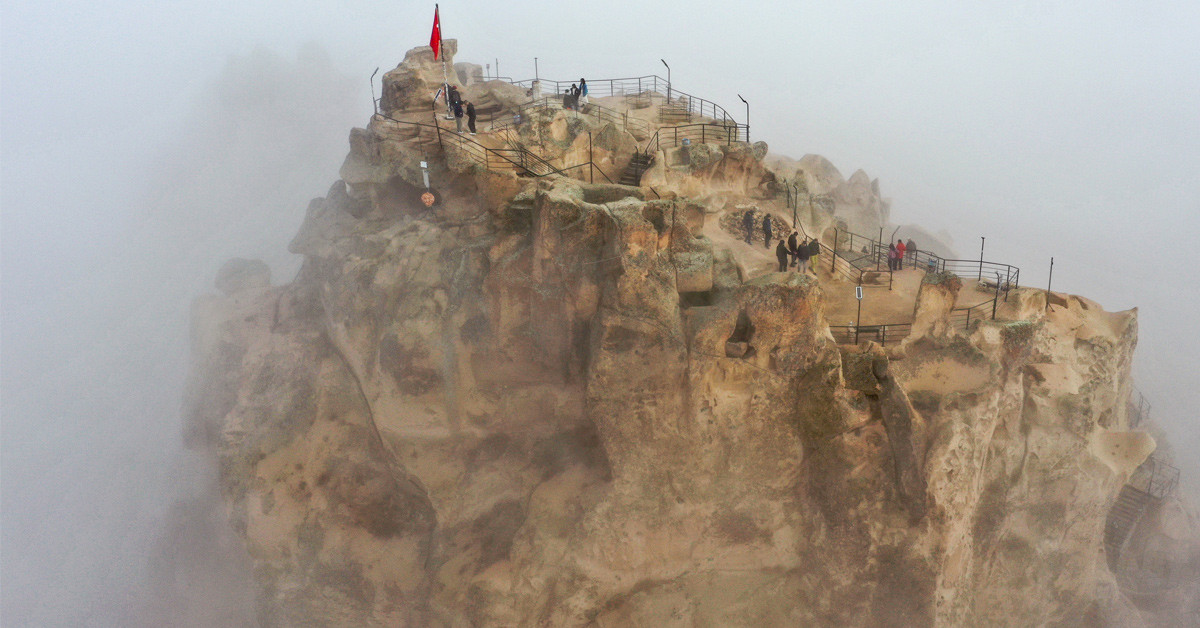 Kapadokya sis görüntüsü