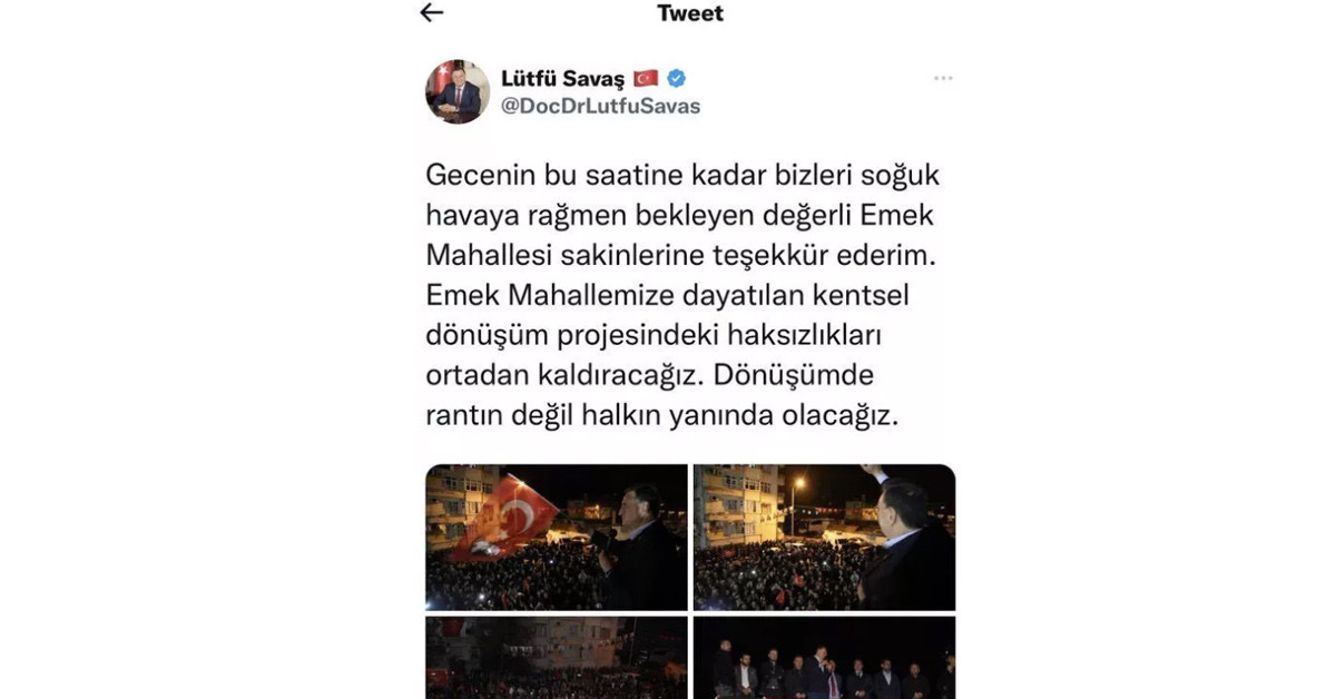 Kentsel dönüşüme karşı çıkanlar