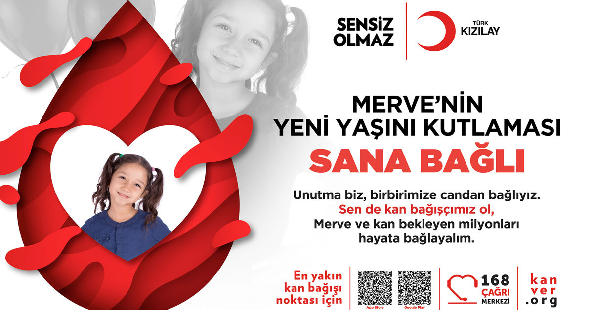 Kızılay kan bağışı kampanyası