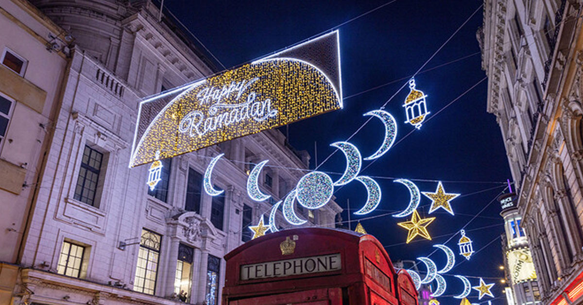 Londra'da ramazan sevinci