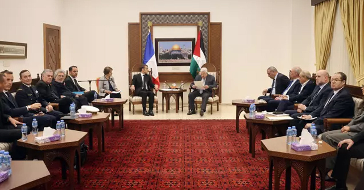 Macron Abbas görüşmesi