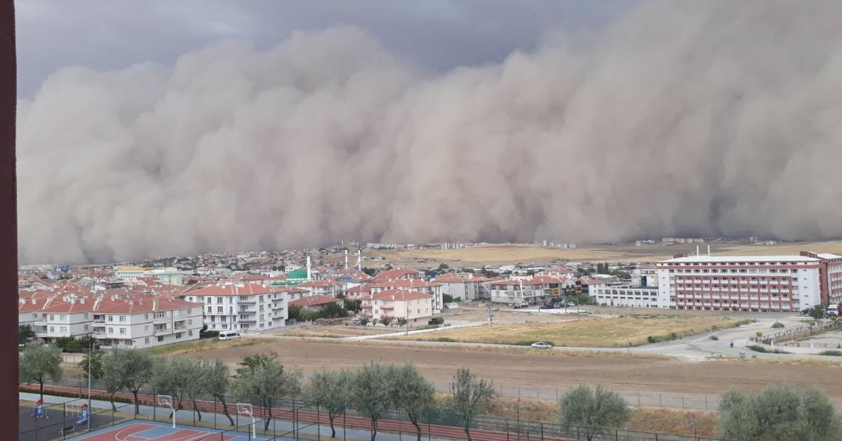 Meteoroloji Çöl Tozu Uyarısı