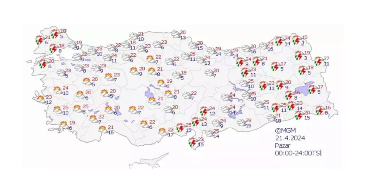 Meteoroloji o illerde yaşayanları uyardı: Sağanak yağış ve fırtına bugün de etkili olacak