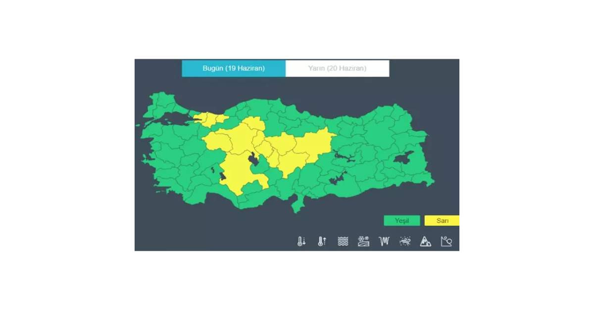 Meteoroloji Sarı Kod