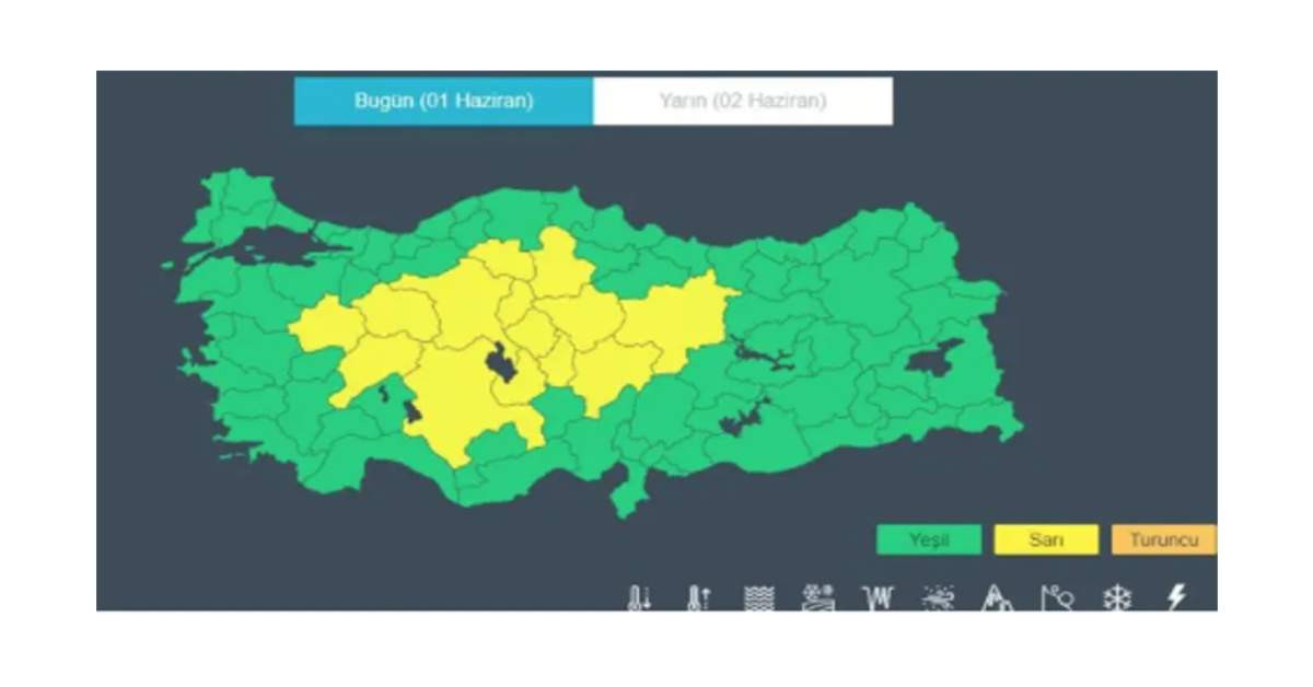 Meteoroloji Sarı Kod