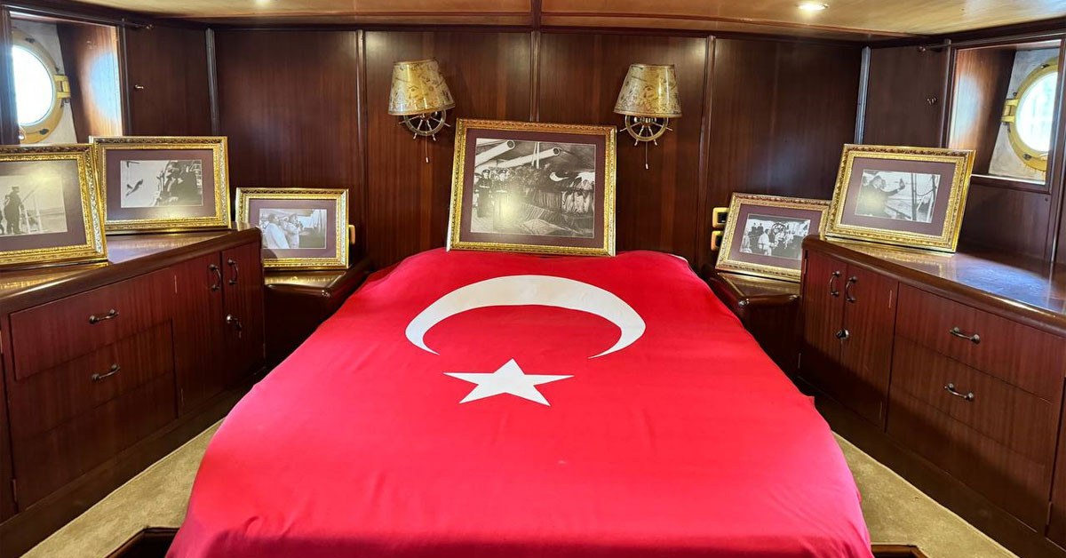 Mustafa Kemal Atatürk'ün denizle olan son bağlantısı olarak bilinen 