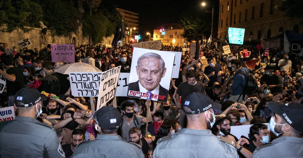 Netanyahu Protesto