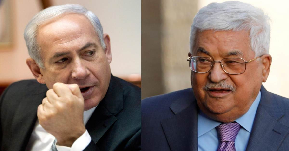 Netanyahu ve Mahmud Abbas