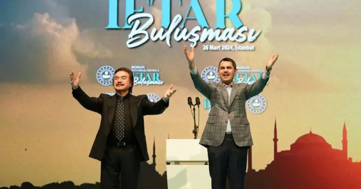 Orhan Gencebay, Murat Kurum’a seçim şarkısı hediye etti!