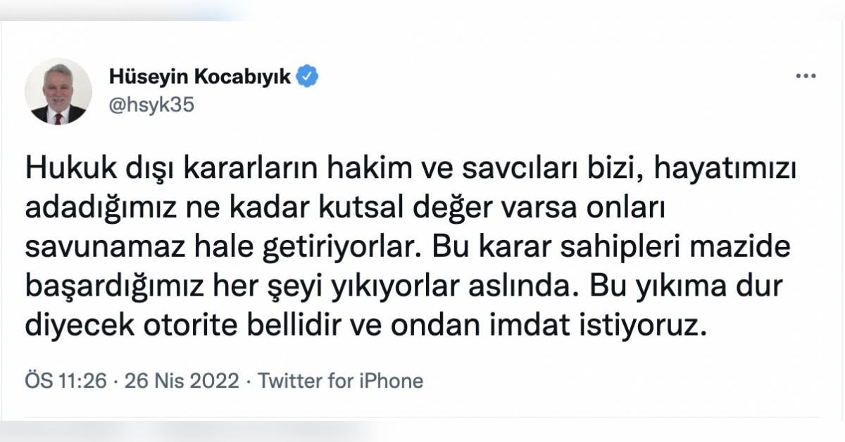 Osman Kavala davasının ardından tepki çeken paylaşımlar yapan Hüseyin Kocabıyık'ın eşi hakkında karar çıktı!