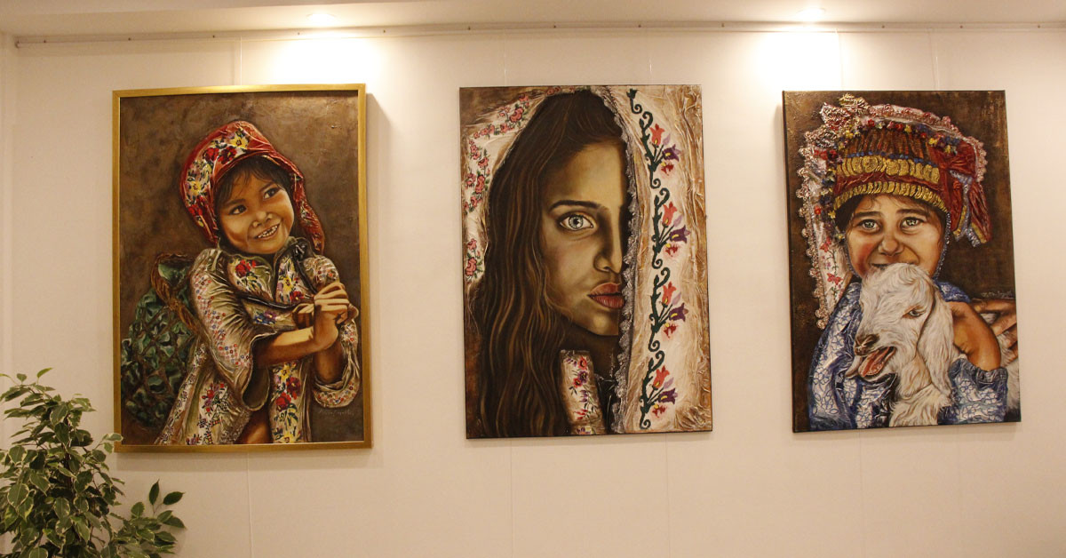 Paris’te 4 Türk kadın ressamın eserleri sergilendi