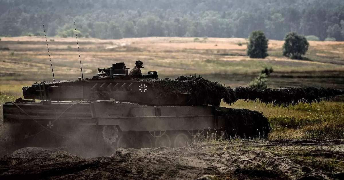 Polonya Ukrayna Leopard Tankı-1