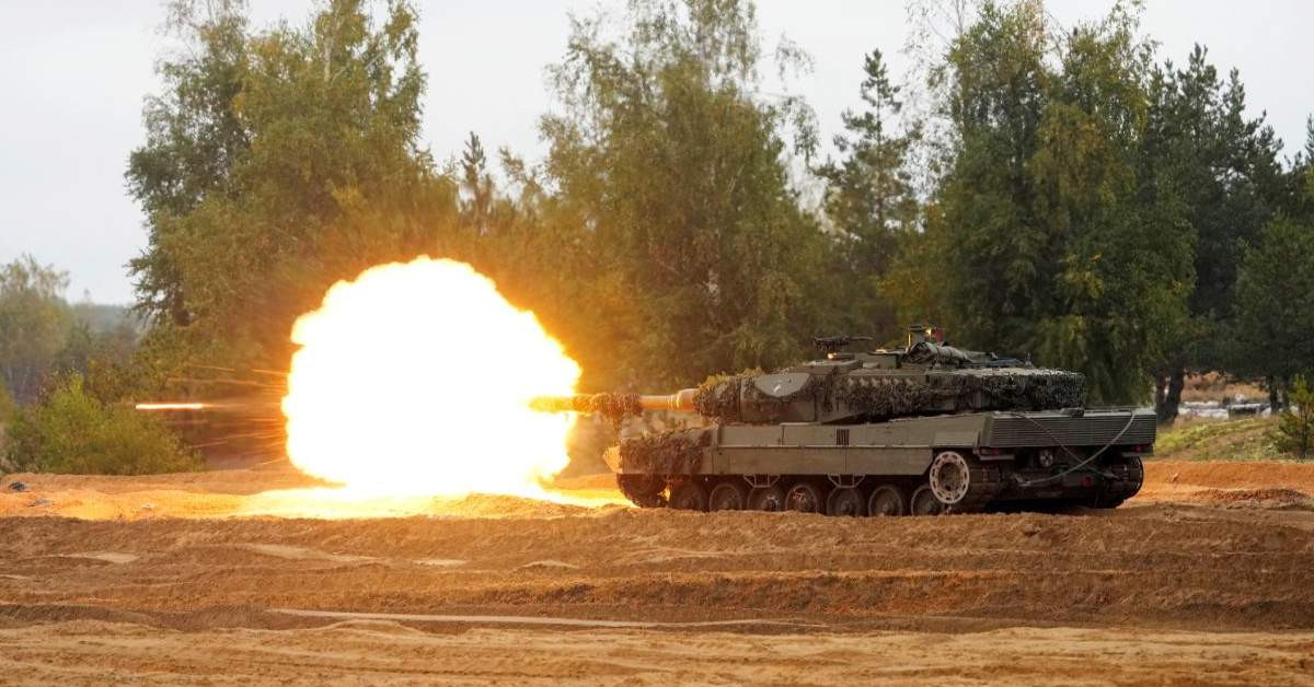 Polonya Ukrayna Leopard Tankı