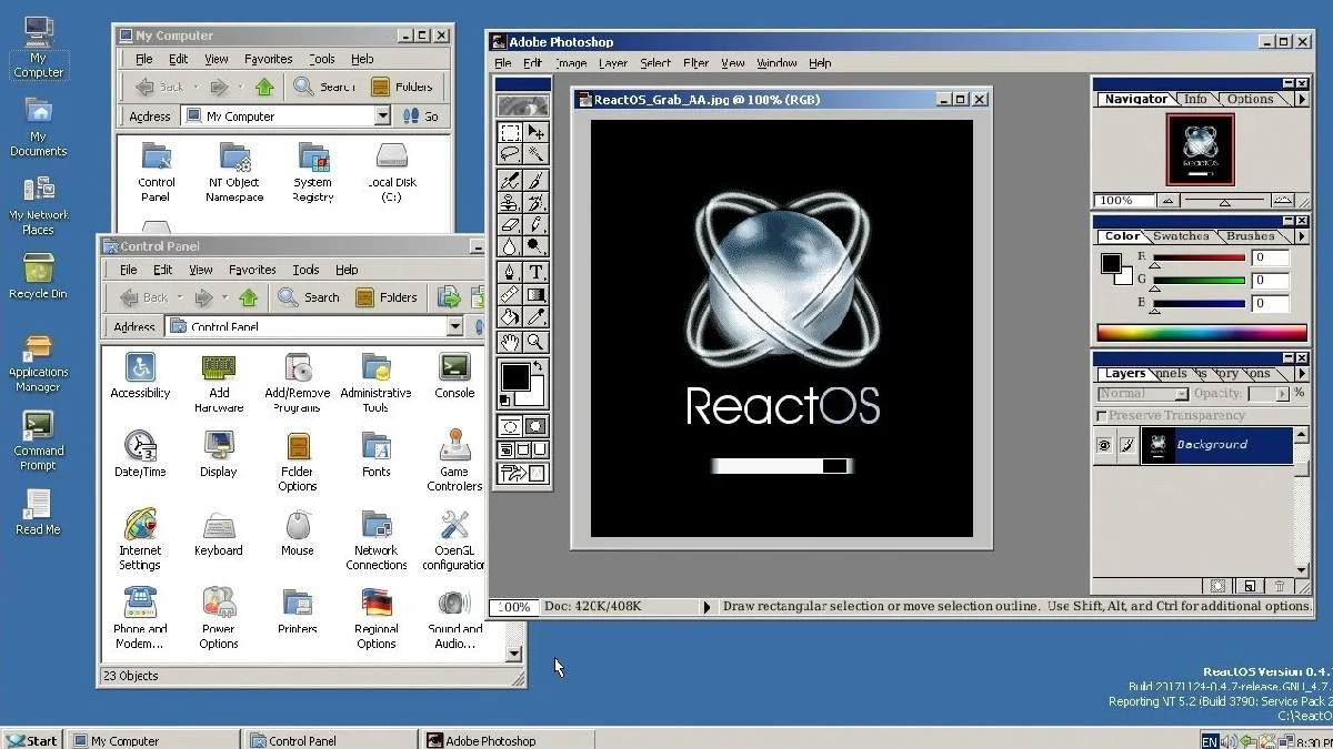 ReactOS işletim sistemi