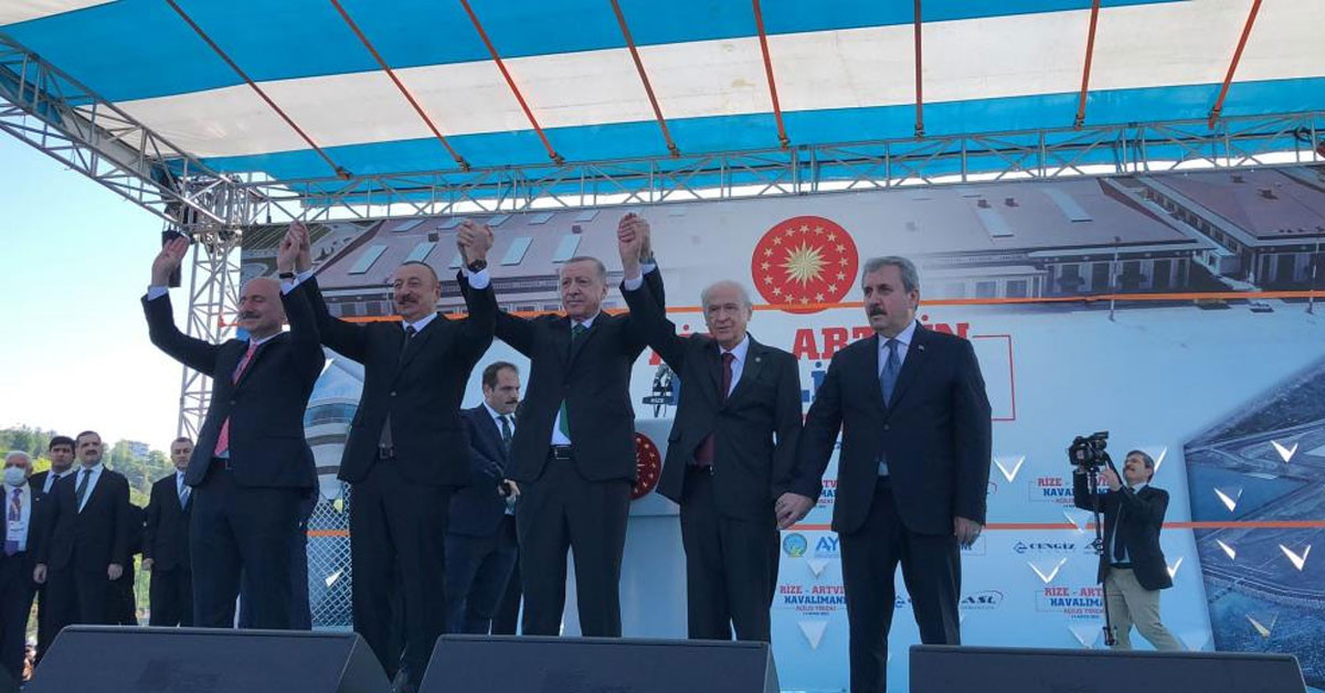 Rize-Artvin Havalimanı Cumhurbaşkanı Recep Tayyip Erdoğan'ın katılımıyla açıldı!