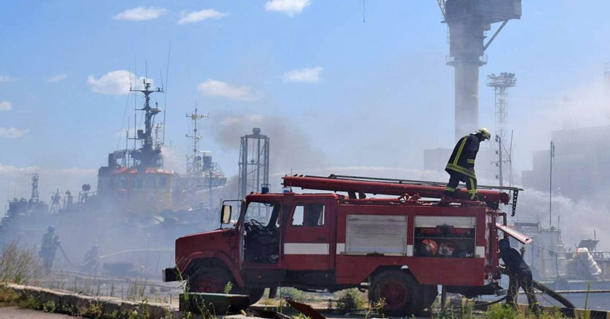 Rusya Odessa Limanı Saldırı