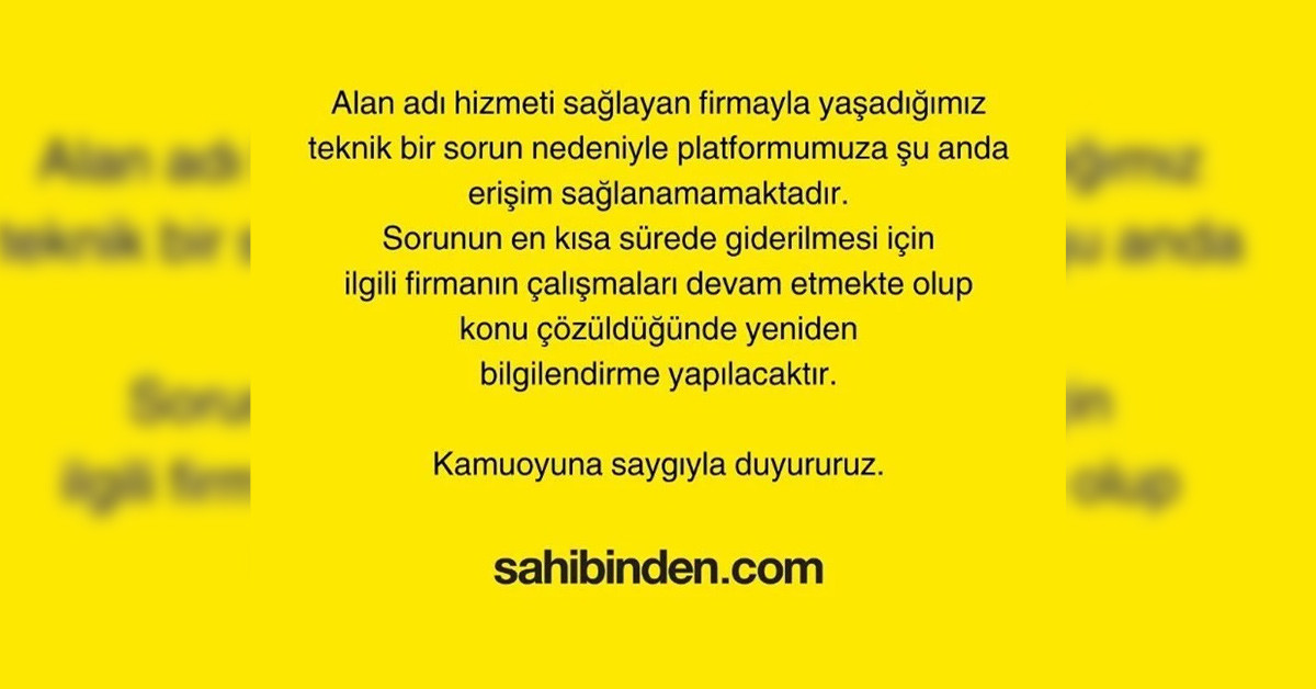 Sahibinden paylaşım