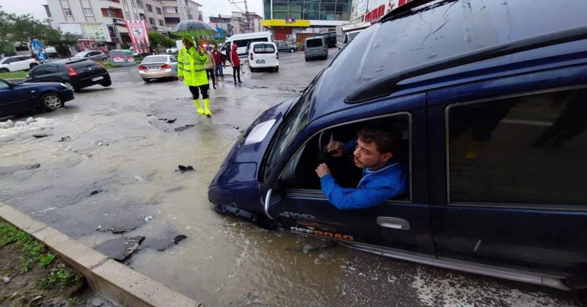 Samsun Sağanak Yağış-1