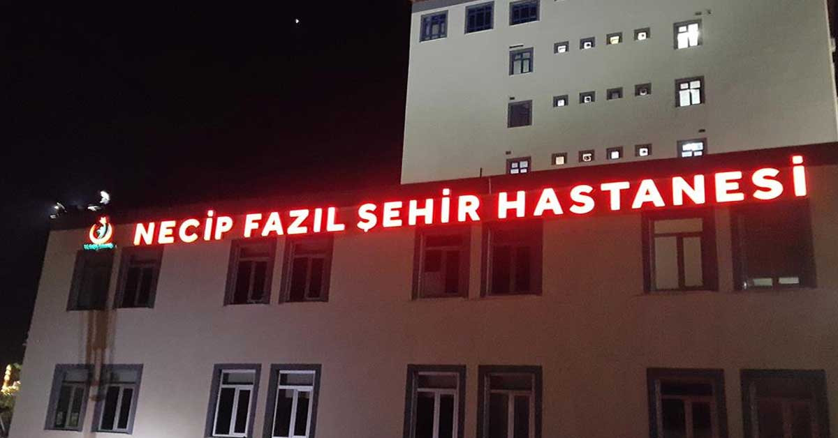 Şehir hastanesinin alanındaki zemin çok kötü